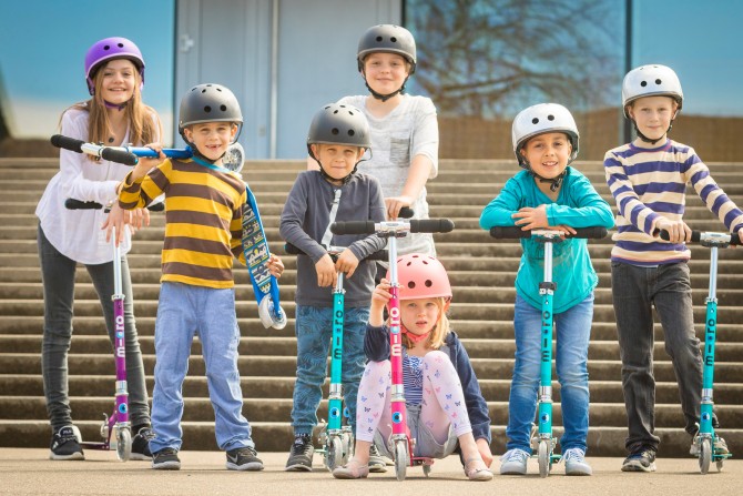 Hulajnoga dwukołowa dla początkujących Sprite Micro - Black